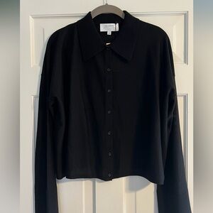 La Ligne Solid Meredith Shirt, Medium